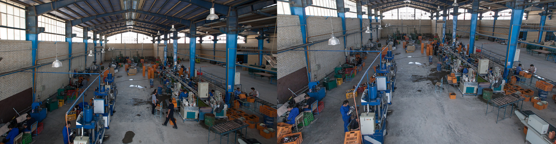 فضای داخلی کارخانه